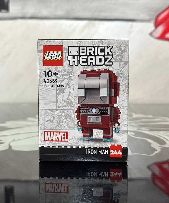Конструктор LEGO Brick Headz 40669 Залізна Людина MK5