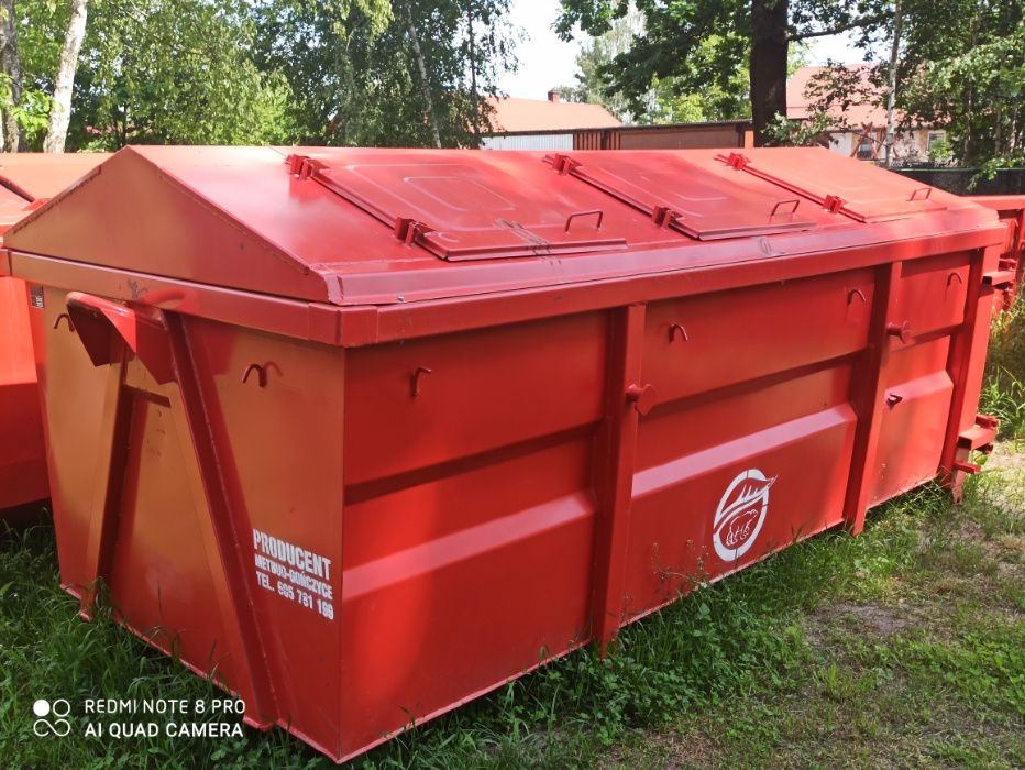 kontener na gruz i inne, wywóz odpadów, wynajem kontenerów kp-7