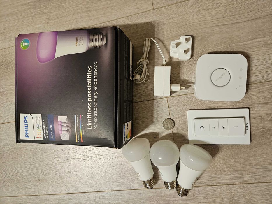 Philips Hue Zestaw startowy Starter kit E27 LED RGB Bluetooth Zigbee