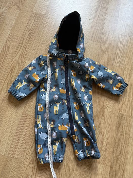 Дитячий комбінезон softshell на немовля (56) 1-3 місяці - стан нового
