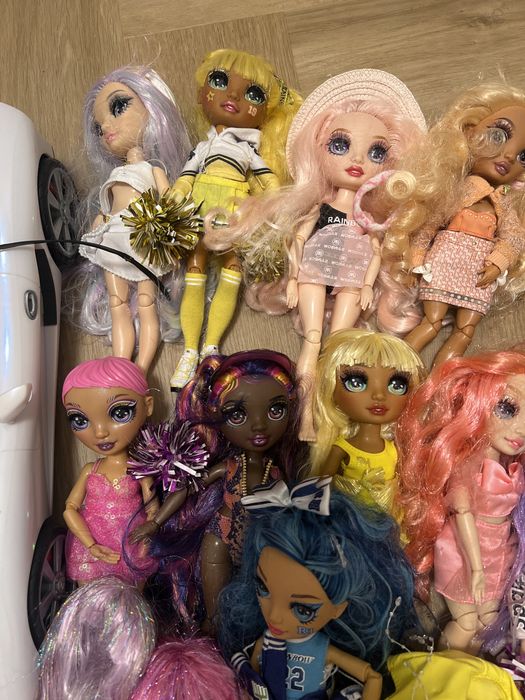 Rainbow High lalki i auto