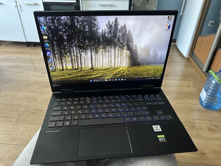 Ігровий Ноутбук HP Omen 15,  300Hz , 15,6ʼ RTX 2060,i7 10750H