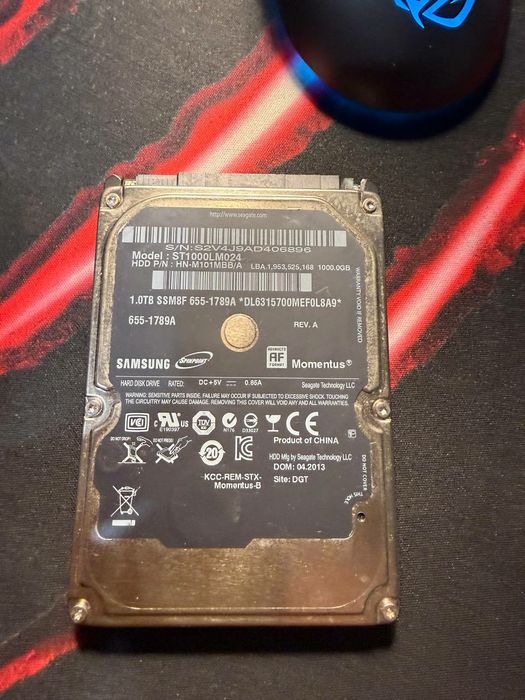 Жесткий диск  Samsung Sata 3 1Tb