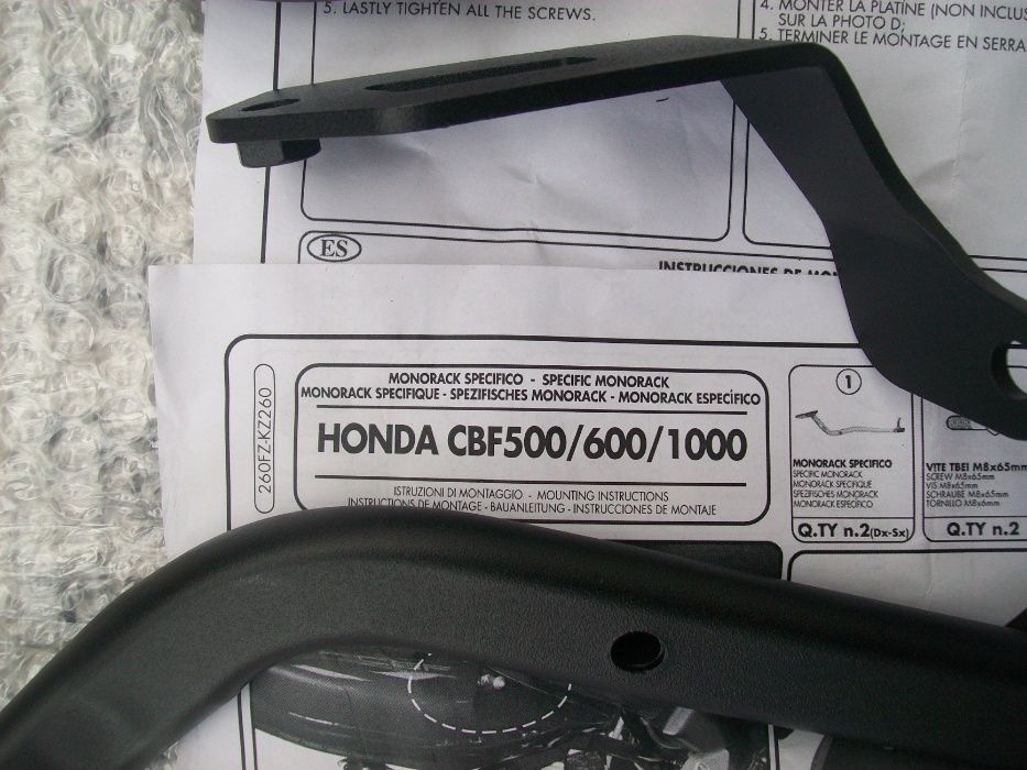 260FZ CBF 500/600S/600N (04>12)/1000/ABS 06>09 HONDA stelaż centralny