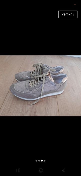 Skórzane sneakersy