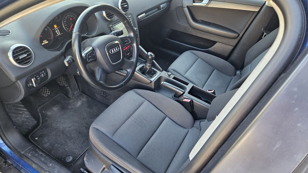 09/10rr 204tys.km AUDI A3 1,8 160KM Navi Kamera Alu  b.ładny