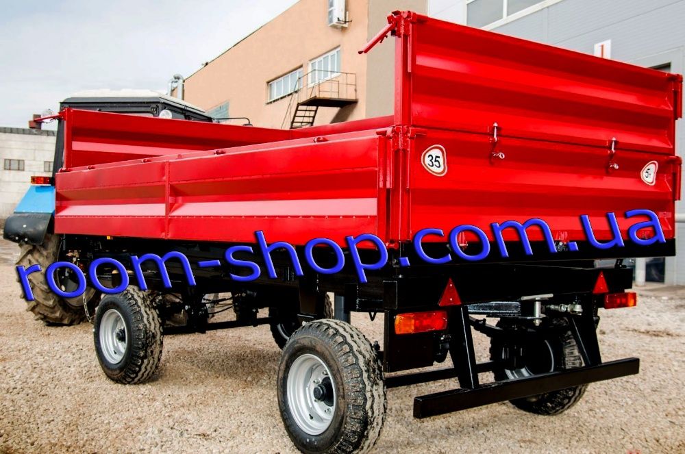 Прицепы тракторные, причіпи тракторні, самосвал, зерновоз, полуприцеп