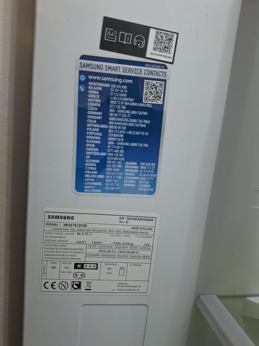 Frigorífico Samsung RB36T672CS9 – No Frost – Excelente Estado