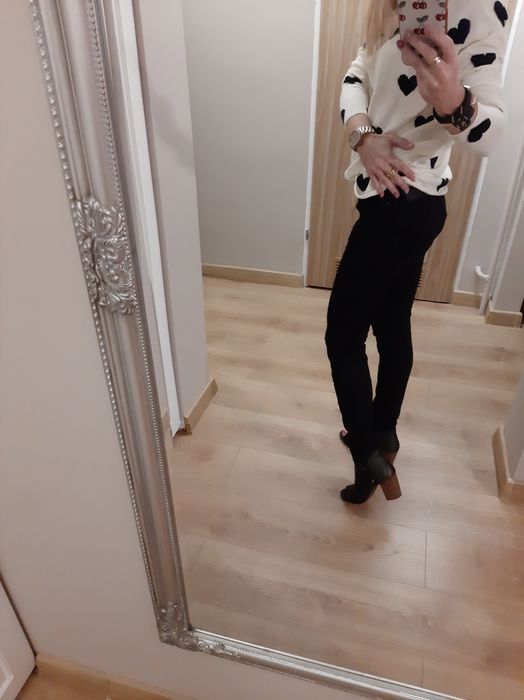 Mango spodnie rurki xs