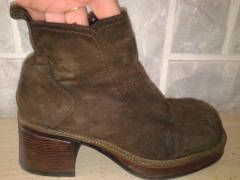 Kozaczki skórzane damskie nr 39