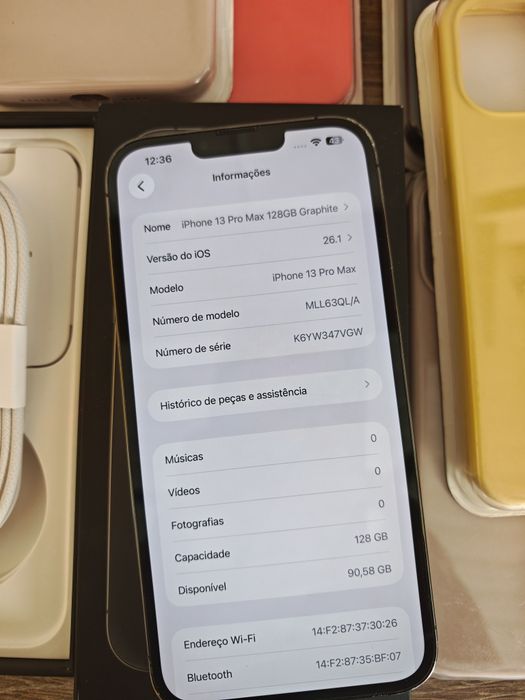iPhone 13 Pro Max  6.7" 128GB Graphite Aceito Ret