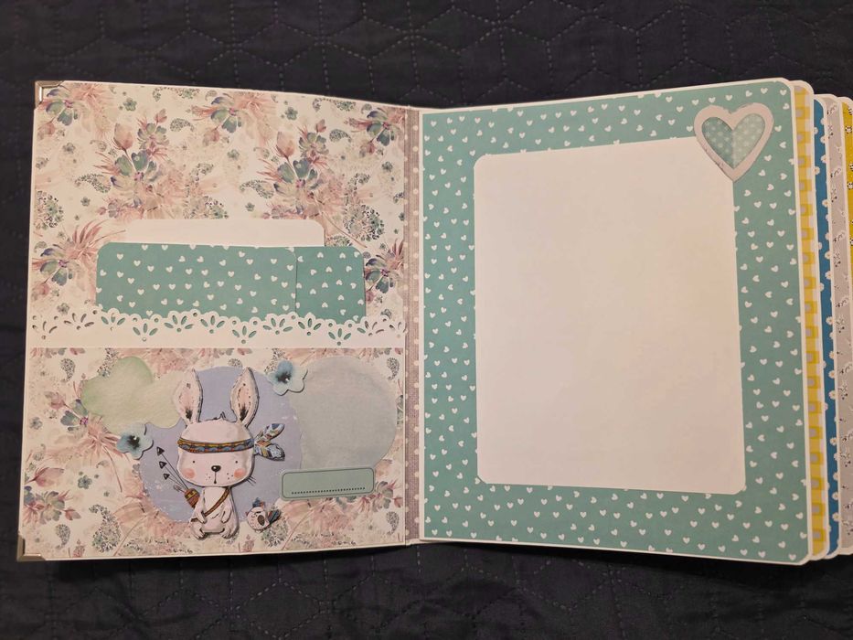 Album na zdjęcia ręcznie robiony, scrapbooking, dla dzieci