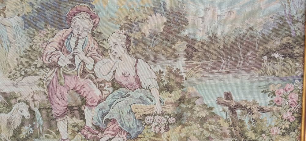 Tapeçaria emoldurada