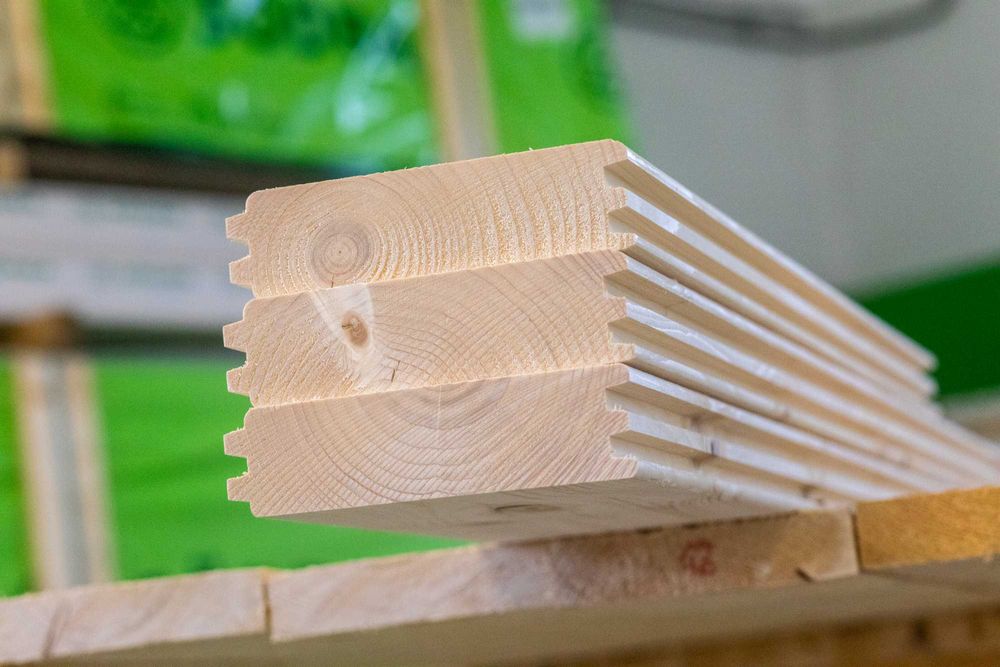 Balik ścienny, deska, podwójny piórowpust, C24