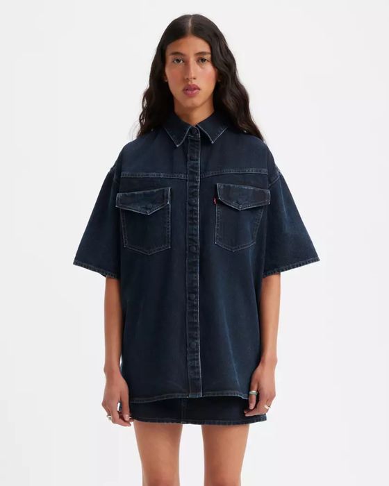 Джинсова сорочка Levis (S-M)