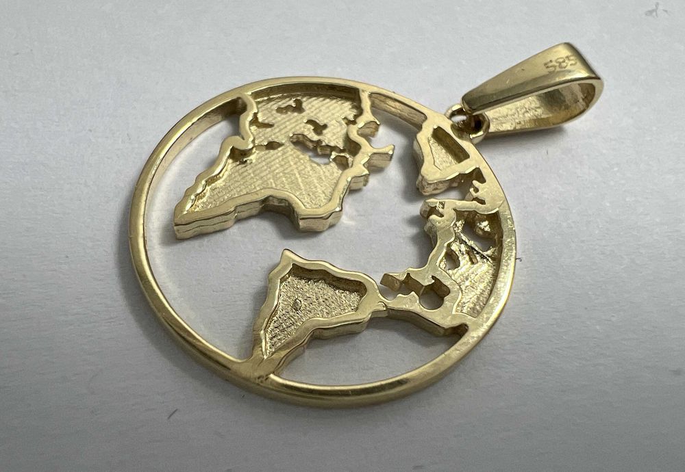 Złota Zawieszka 585 1,51G GLOBUS