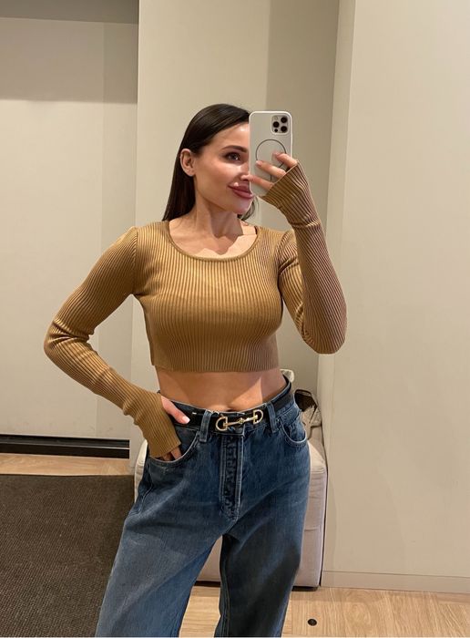 Класний светр топ xs/s roze