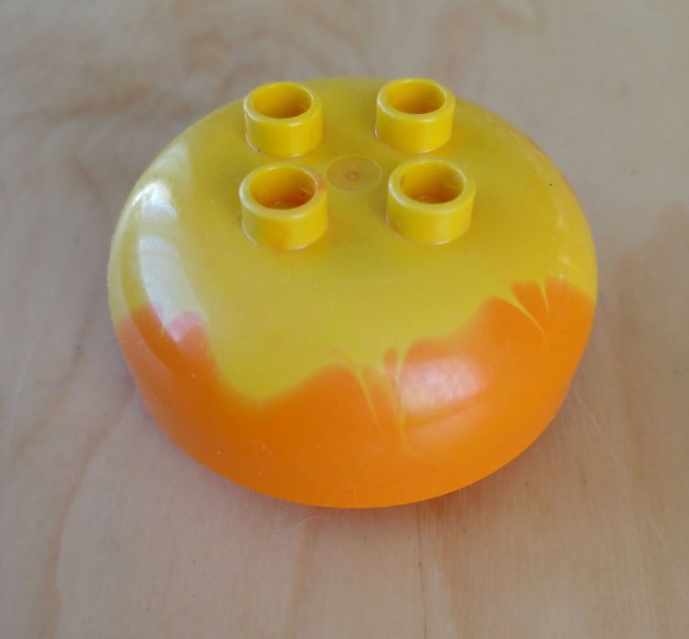 LEGO Duplo ciastko lody gałka 2 pomarańczowy 98220pb07