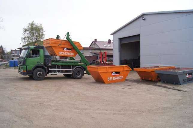 Wywóz gruzu śmieci sprzątanie budowy kontenery wanna zsyp BDO