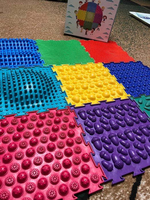 Ортопедичні килимки-пазли набір 10 пазлів