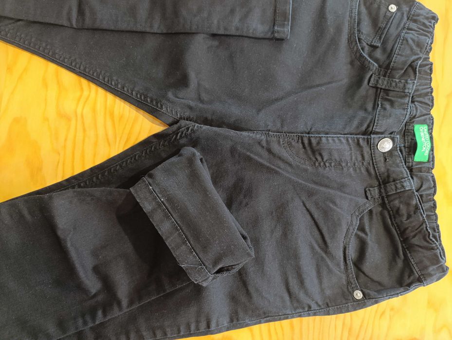 Calças de rapaz com elastano. Benetton. 12-14 anos.