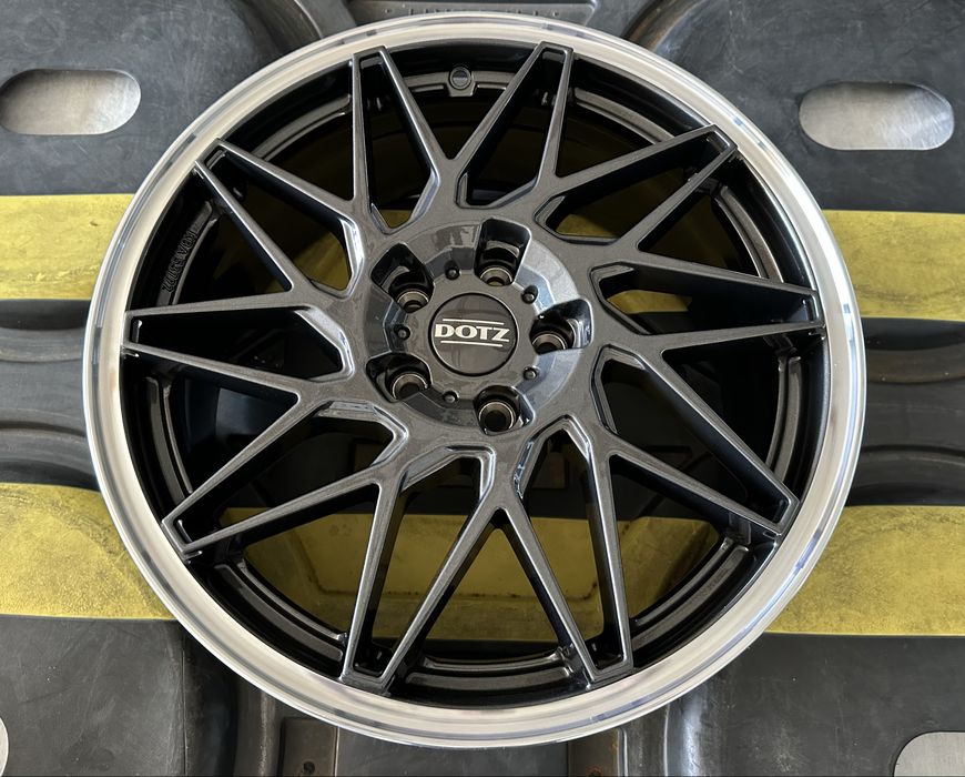 NOWE ORYGINALNE felgi aluminiowe DOTZ TANAKA DARK POLISHED LIP 18” | 5x108 | 8J | ET45 | MADE IN GERMANY
