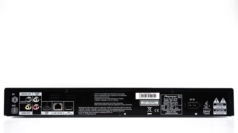 Odtwarzacz Blu-ray Pioneer BDP-150 SACD FLAC USB NTFS DivX mkv MP3 WAV WMA