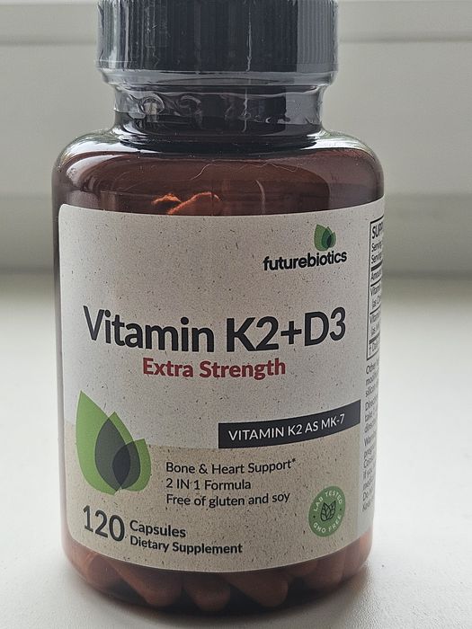 Витамин D3(10 000UI) + K2.