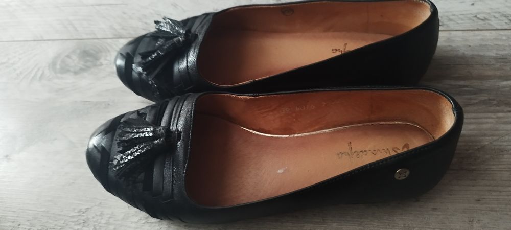 Baleriny Macieja ze skóry r 39