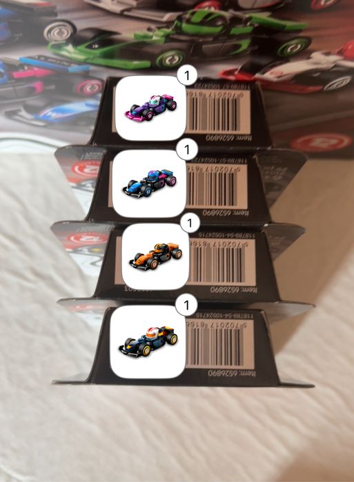 LEGO F1 71049 Minifiguras – Coleção Completa 12/12 Seladas