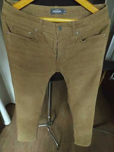 Джинсы (chino вельвет Dressmann Норвегия w31 stretch beidge.