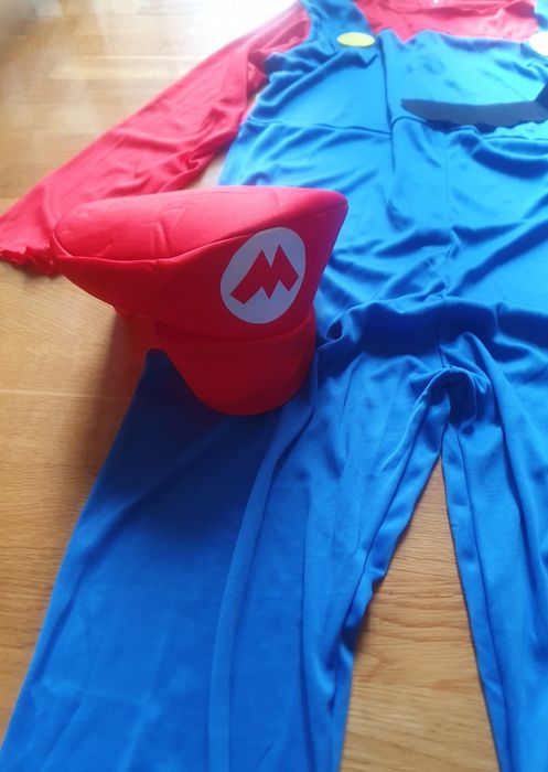 Super Mario Bros przebranie męskie roz.L Halloween karnawal