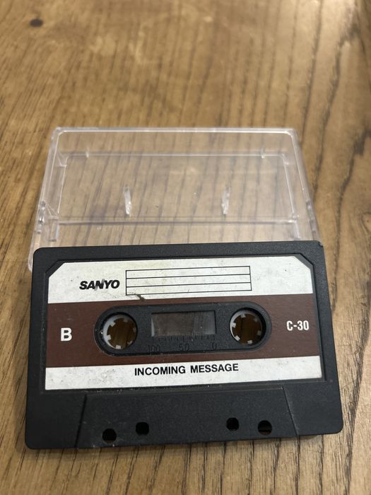 Cassete incoming message sanyo