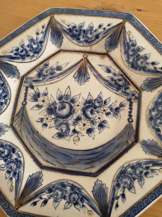Prato decorativo octogonal