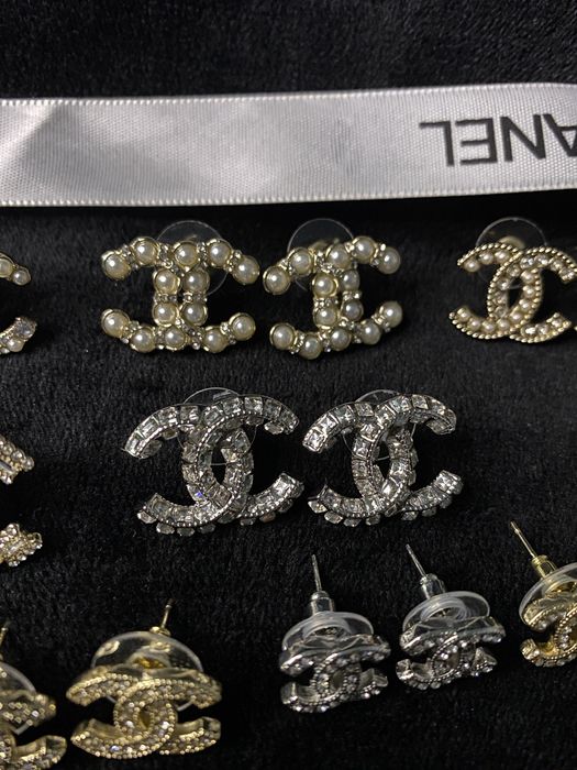 Сережки , серьги шанель , chanel