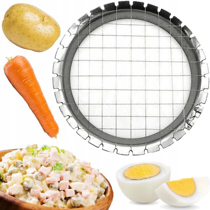 Krajacz sitko krajalnica do warzyw jajek sałatki krajarka nóż #124
