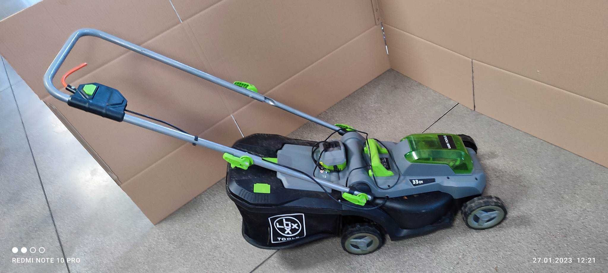 LUX-Tools Kosiarka akumulatorowa 2x20 V 33 cm Drezdenko • OLX.pl
