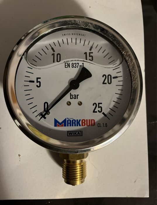 Manometr glicerynowy WIKA 100 mm 0-25 bar