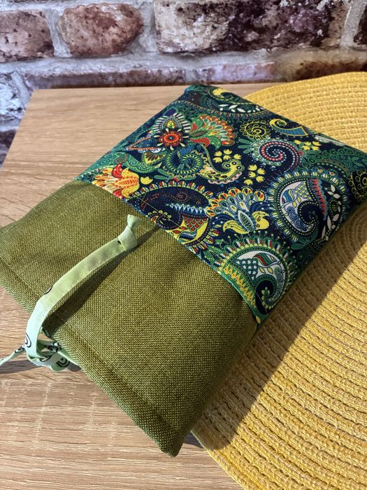 Etui otulacz na książkę handmade