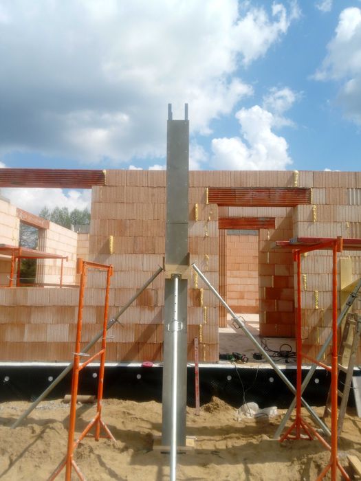 Szalunek tracony słupa TKR typ BX 25x25x125cm