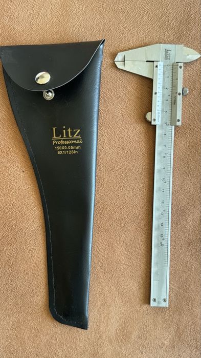 Новый Штангенциркуль  канцелярский litz штангель