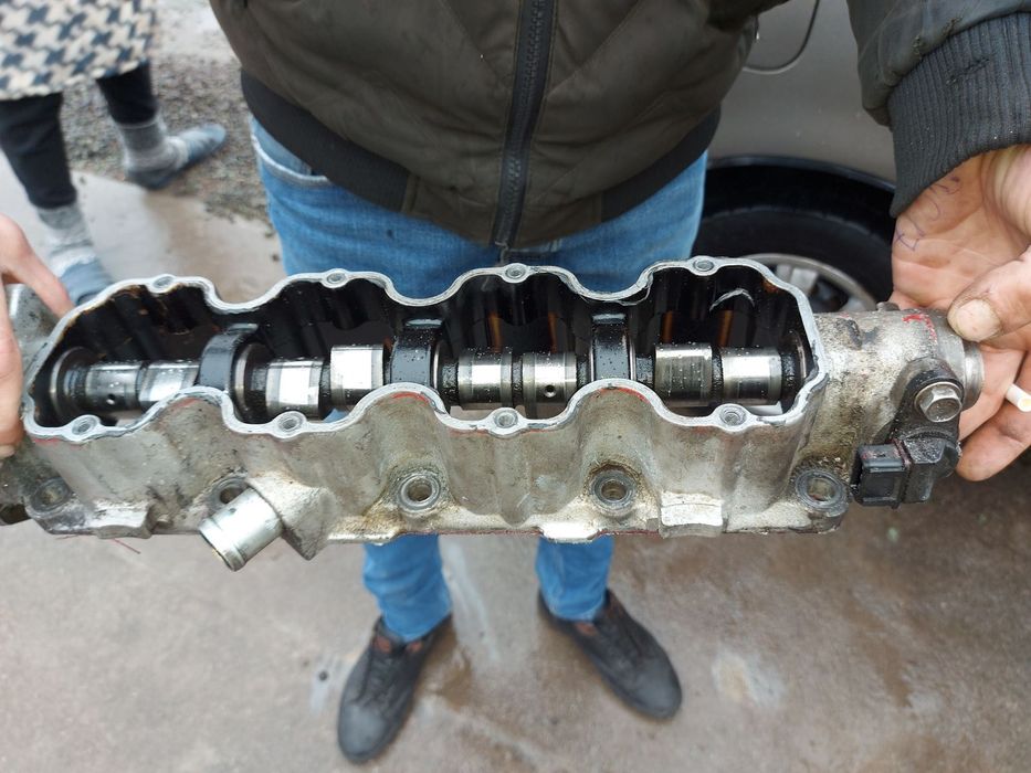 Гбц головка блока цилиндров распредвал daewoo lanos 1.5