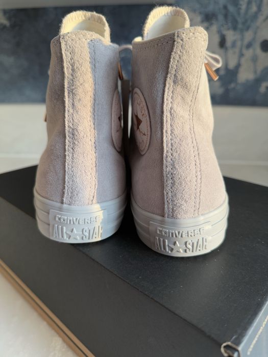 Nowe limitowane trampki Converse 38 szare zamsz nubuk