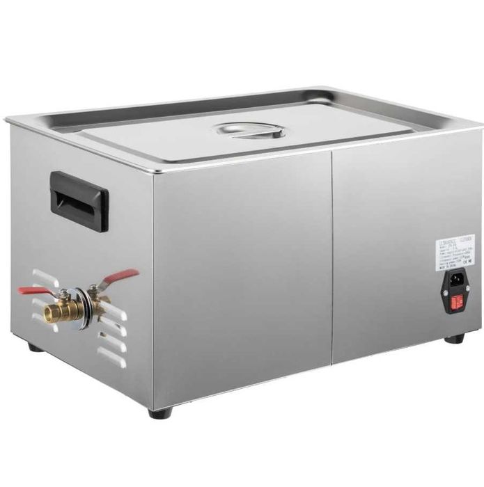 Limpador ultrassônico 30L com aquecedor para limpeza de joias, peças, óculos, dentaduras, discos de vinil e placas de circuito impresso  ultrassonica
