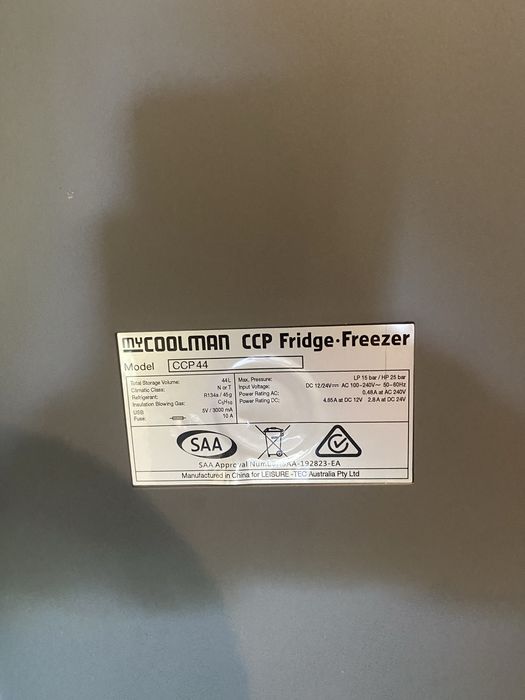 myCOOLMAN Frigorífico/Congelador 44L + PowerPack + Capa Isotérmica
