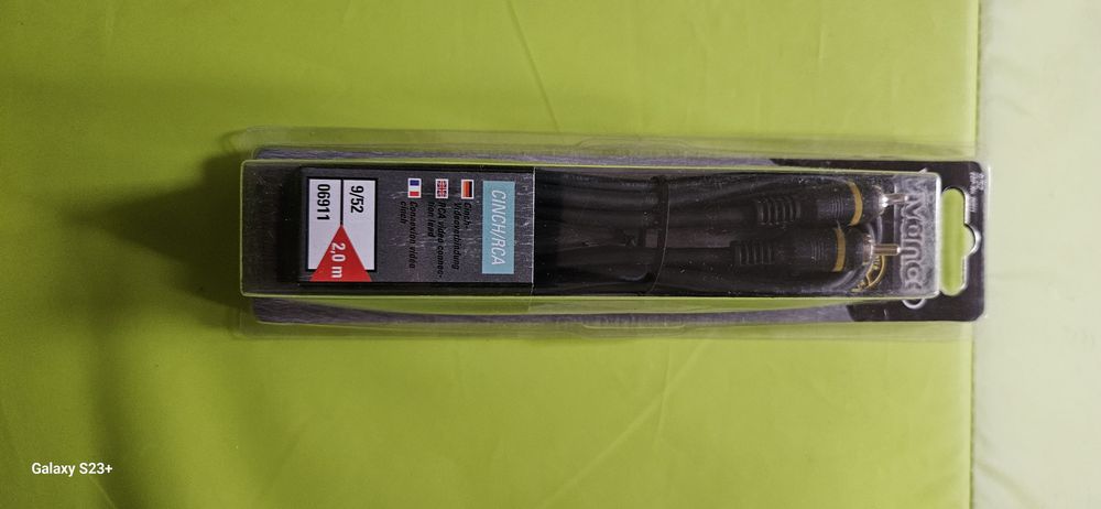 Kabel Vivanco 2x RCA cinch przewód 2m stereo