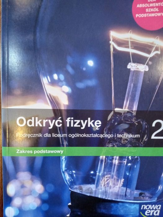 Podręcznik Odkryć fizykę kl. 2 zakres podstawowy NE