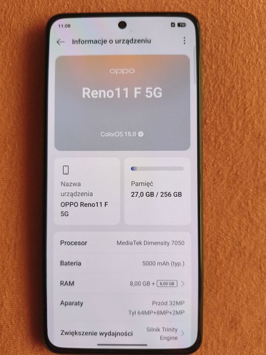 Smartfon Oppo 11F 5g