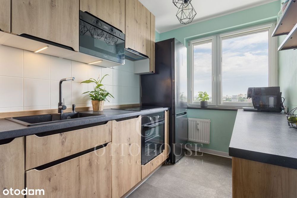 49,5m2 z świetnym widokiem, duża loggia, 2 pok.
