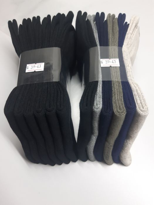 12 pares de meias em algodão 100%